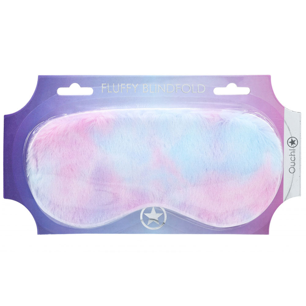 OUCH! Fluffy Mask - Multicolor 2 - Coloured Fluffy Eye Mask