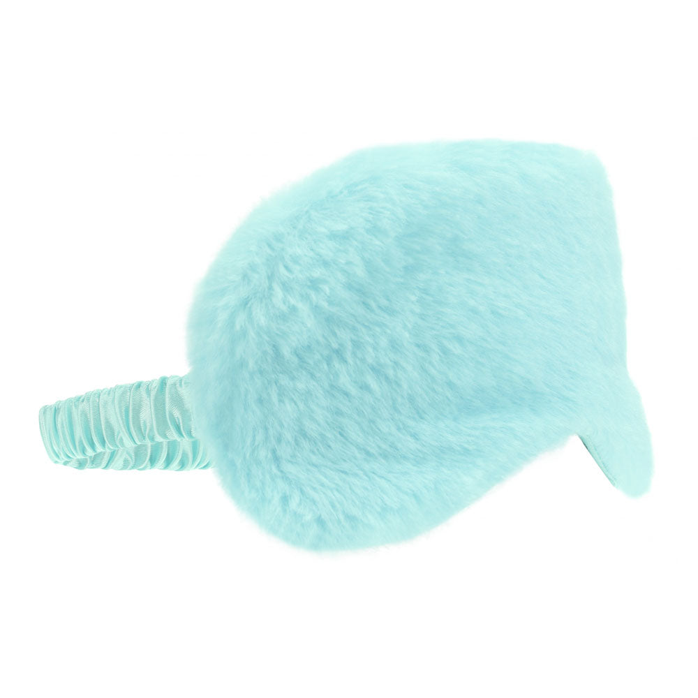 OUCH! Fluffy Mask - Powder Blue - Powder Blue Fluffy Eye Mask