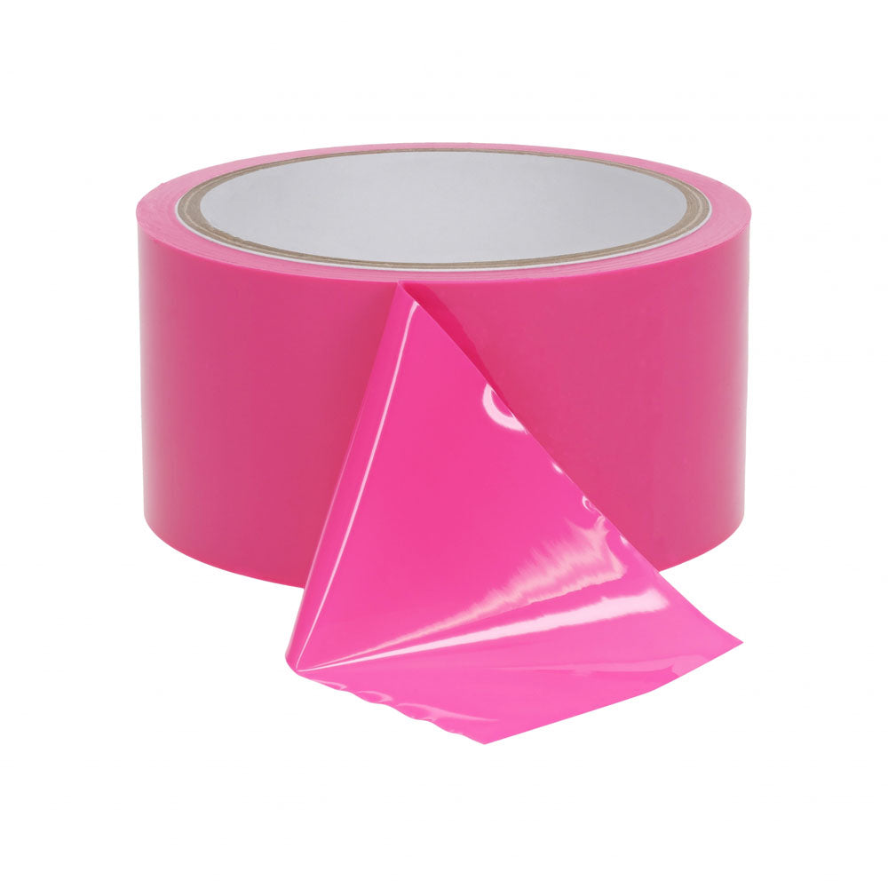 OUCH! PVC Non-Stick Tape - Pink - Pink Bondage Tape - 20 metre Length