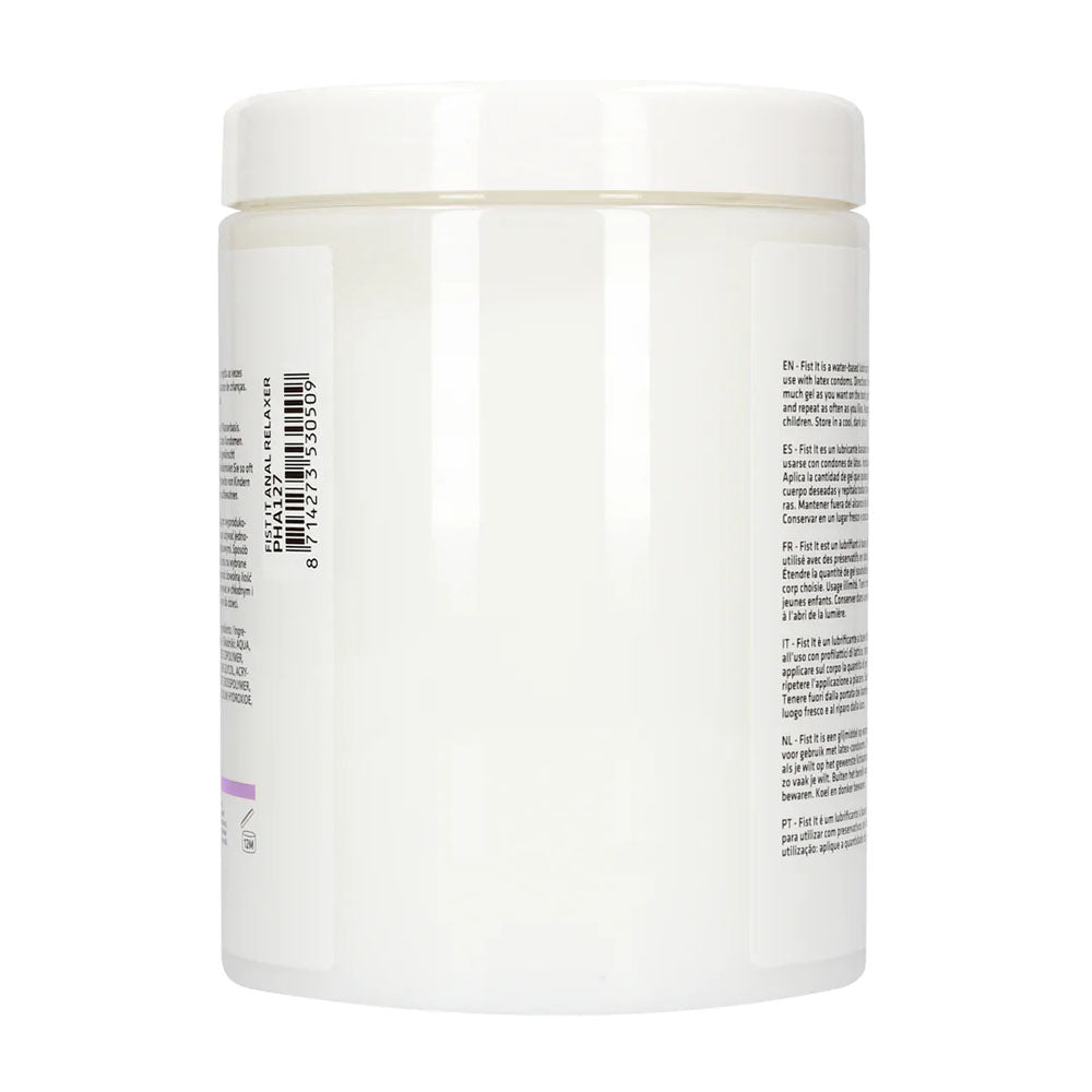 Pharmquests Fist-It Anal Relaxer - Water Based Relaxing Lubricant - 1000 ml Tub