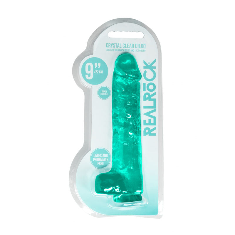 REALROCK Realistic Dildo With Balls 9IN -