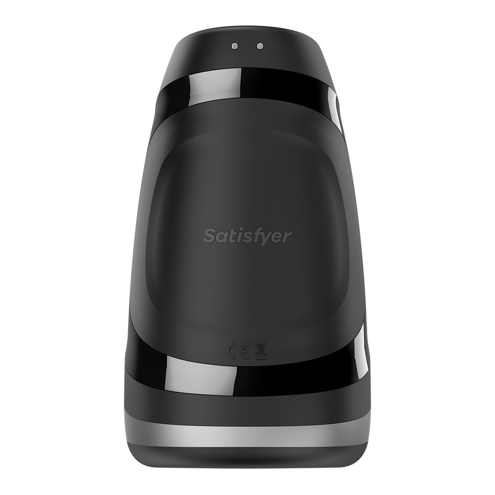 Satisfyer Men Heat Vibration - Black USB Rechargeable Masturbator