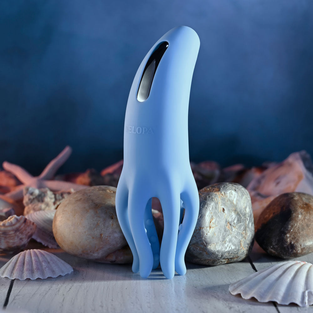 Selopa TENTACLE TICKLER - Blue USB Rechargeable Vibrating Stimulator