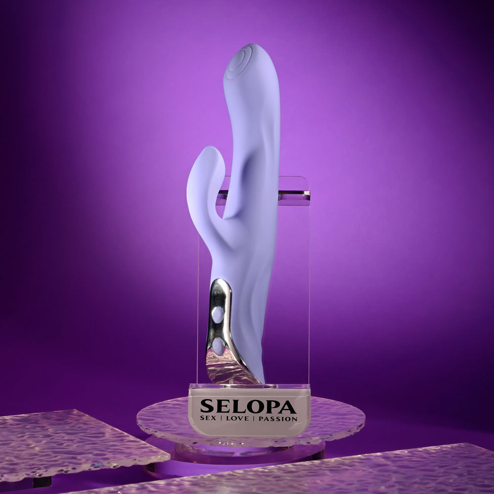Evolved LAVENDER LOVE - Purple 23.3 cm USB Rechargeable Rabbit Vibrator