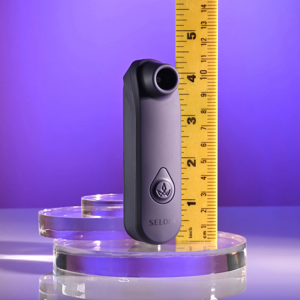 Selopa SURE THING - Black Vibrating & Sucking Stimulator