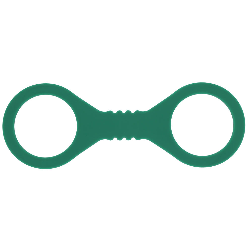 Sex & Mischief Indica Small Silicone Cuffs - Green Small Restraints