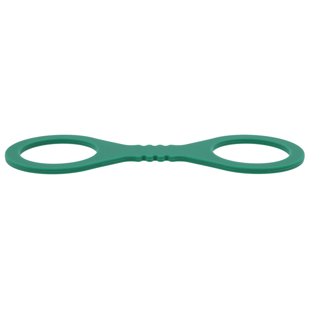 Sex & Mischief Indica Small Silicone Cuffs - Green Small Restraints