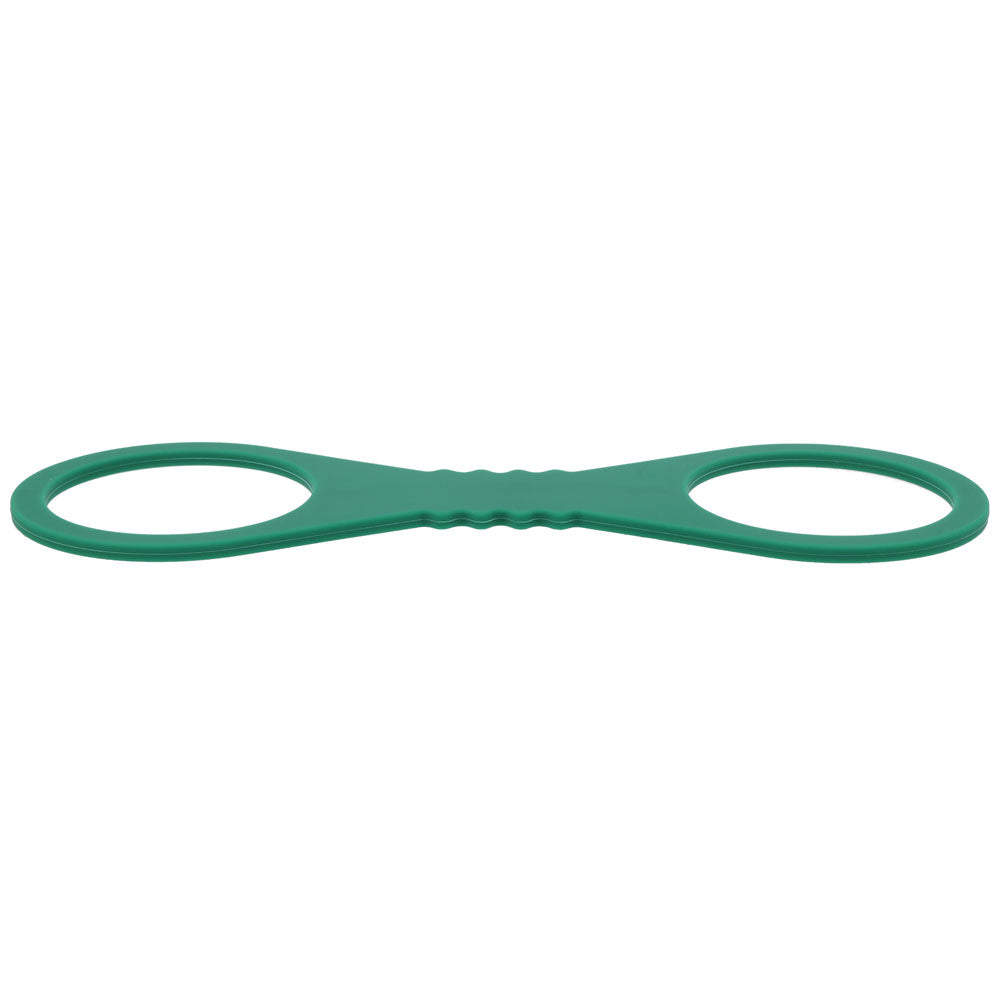 Sex & Mischief Indica Large Silicone Cuffs - Green Large Restraints