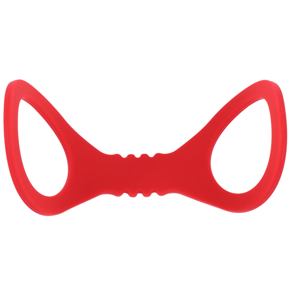 Sex & Mischief Amor Small Silicone Cuffs - Red Small Restraints