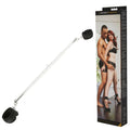 SPORTSHEETS Expandable Spreader Bar & Cuffs - Metal 74 cm Spreader Bar with Cuffs