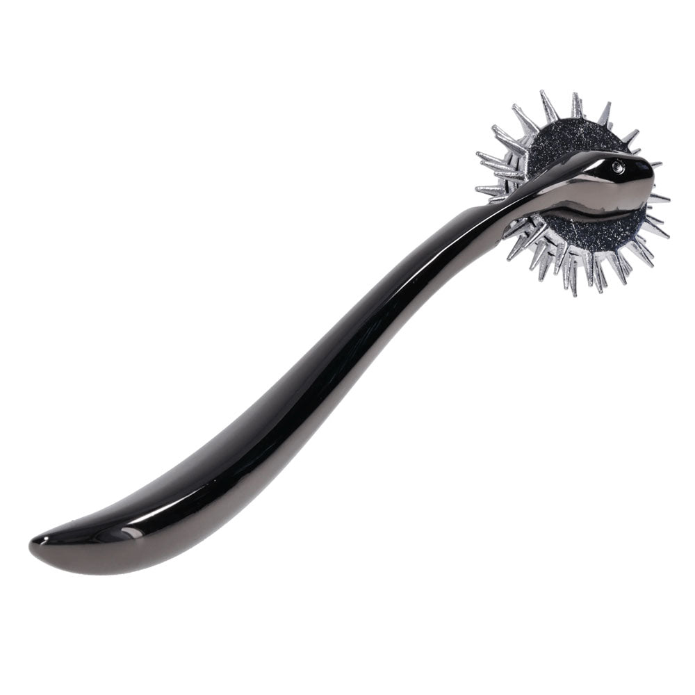 SPORTSHEETS Signature Wartenberg Wheel - Black/Silver Sensation Play Item