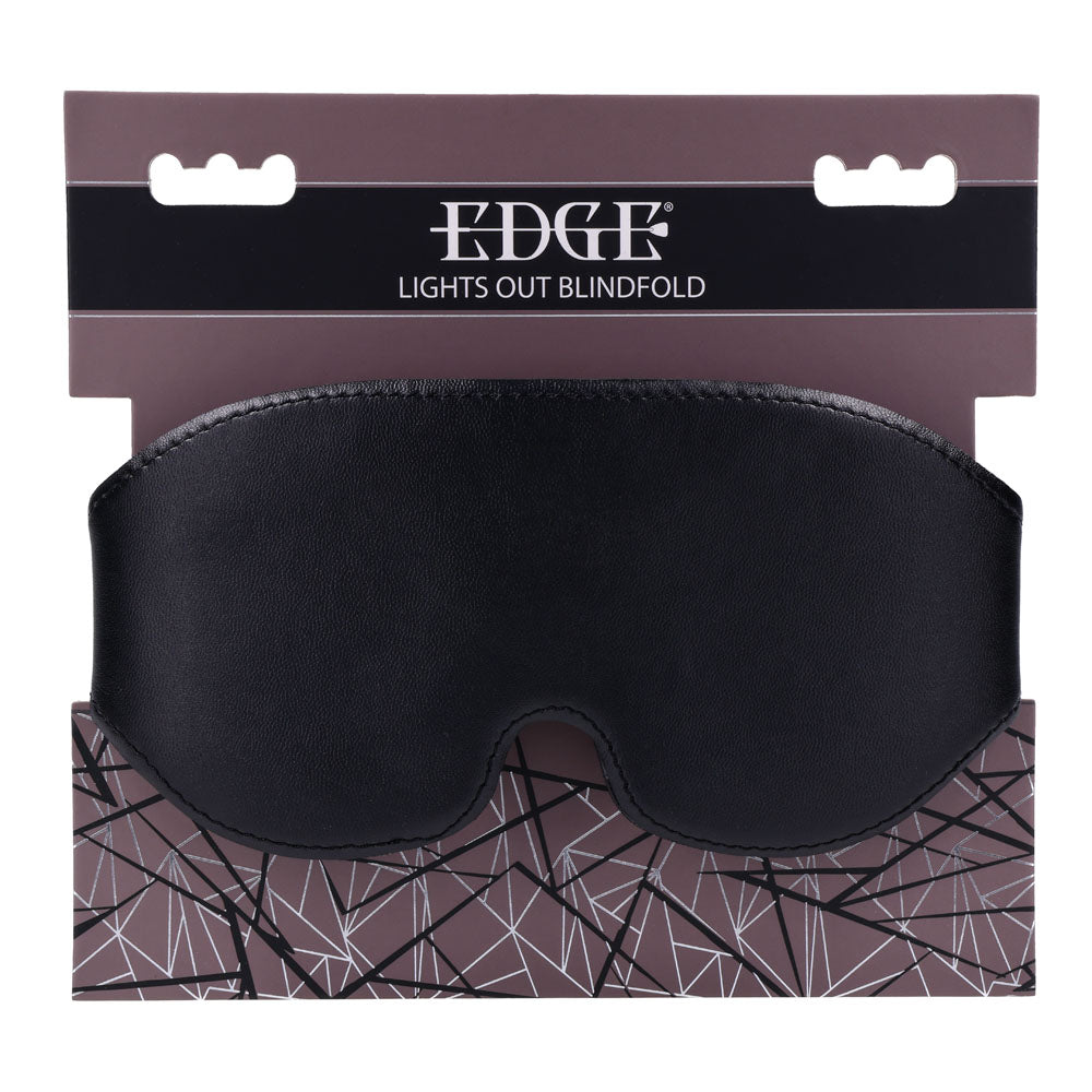 EDGE Lights Out Blindfold - Black Eyemask Restraint