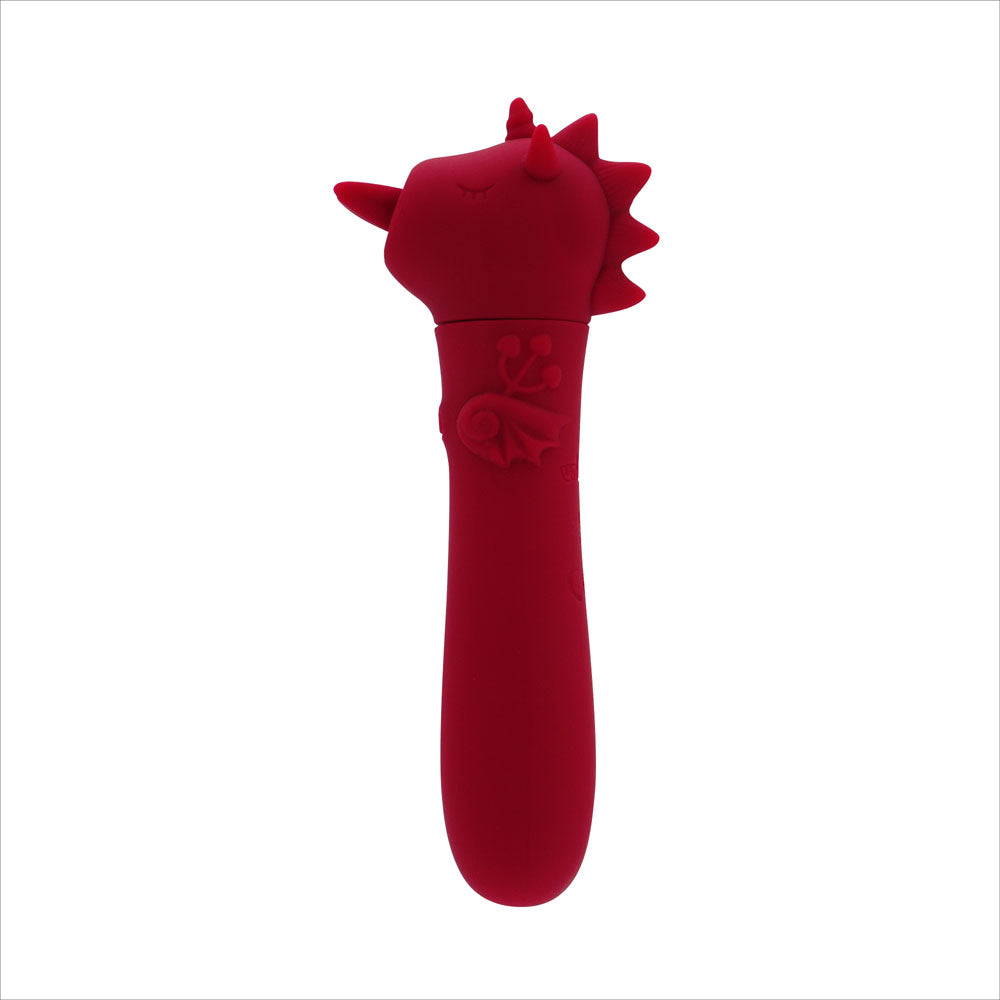 Unihorn - USB Bullet - Blaze Diablo - Red USB Rechargeable Vibrating Bullet