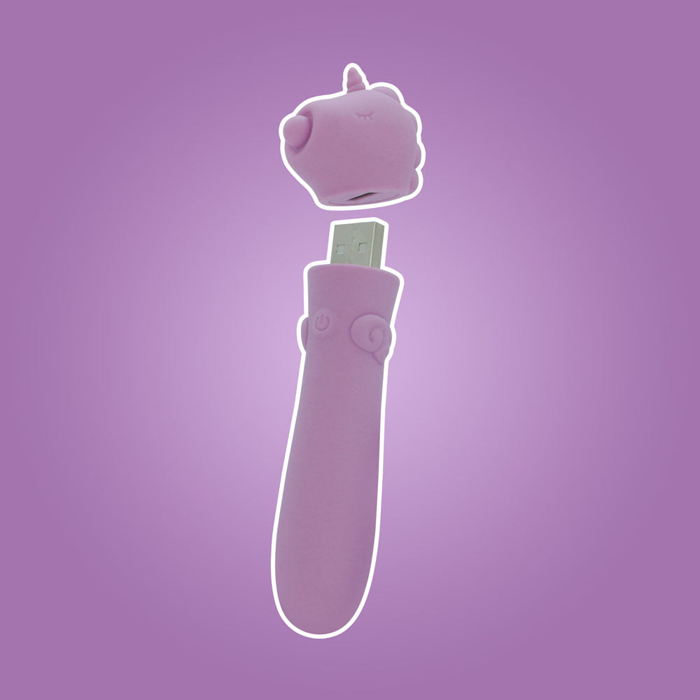 Unihorn - USB Bullet - Karma Lilac - Lilac USB Rechargeable Vibrating Bullet