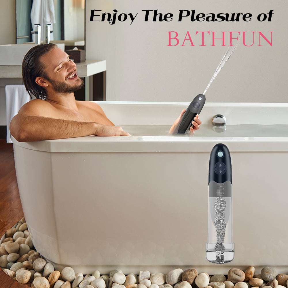 LuvPump BathFun - USB Rechargeable Waterproof Automatic Penis Pump