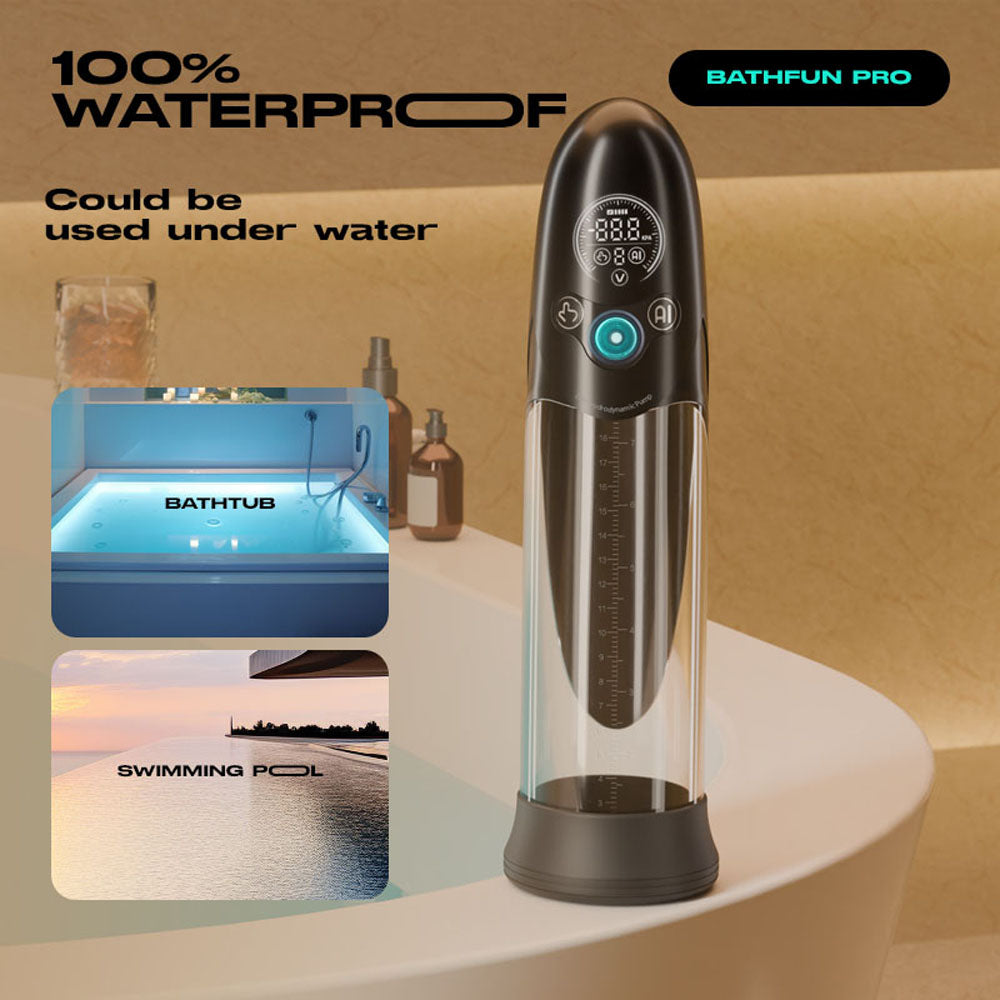 LuvPump Bathfun Pro - USB Rechargeable Waterproof Smart Automatic Penis Pump